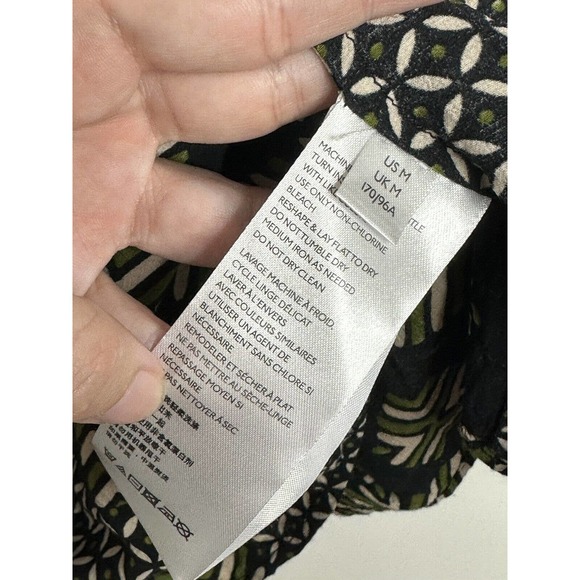 Maeve by Anthropologie Women's Short Sleeve Printed Top Size Medium - Picture 4 of 7
